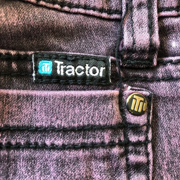 Tractor Girls Pink Acid Washed Jegging Style Jean - Picture 4 of 9